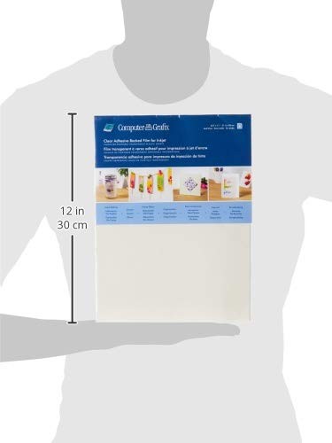 Computer Adhesive Backed Ink Jet Film – -Stick Printable Film for Creating Cu…