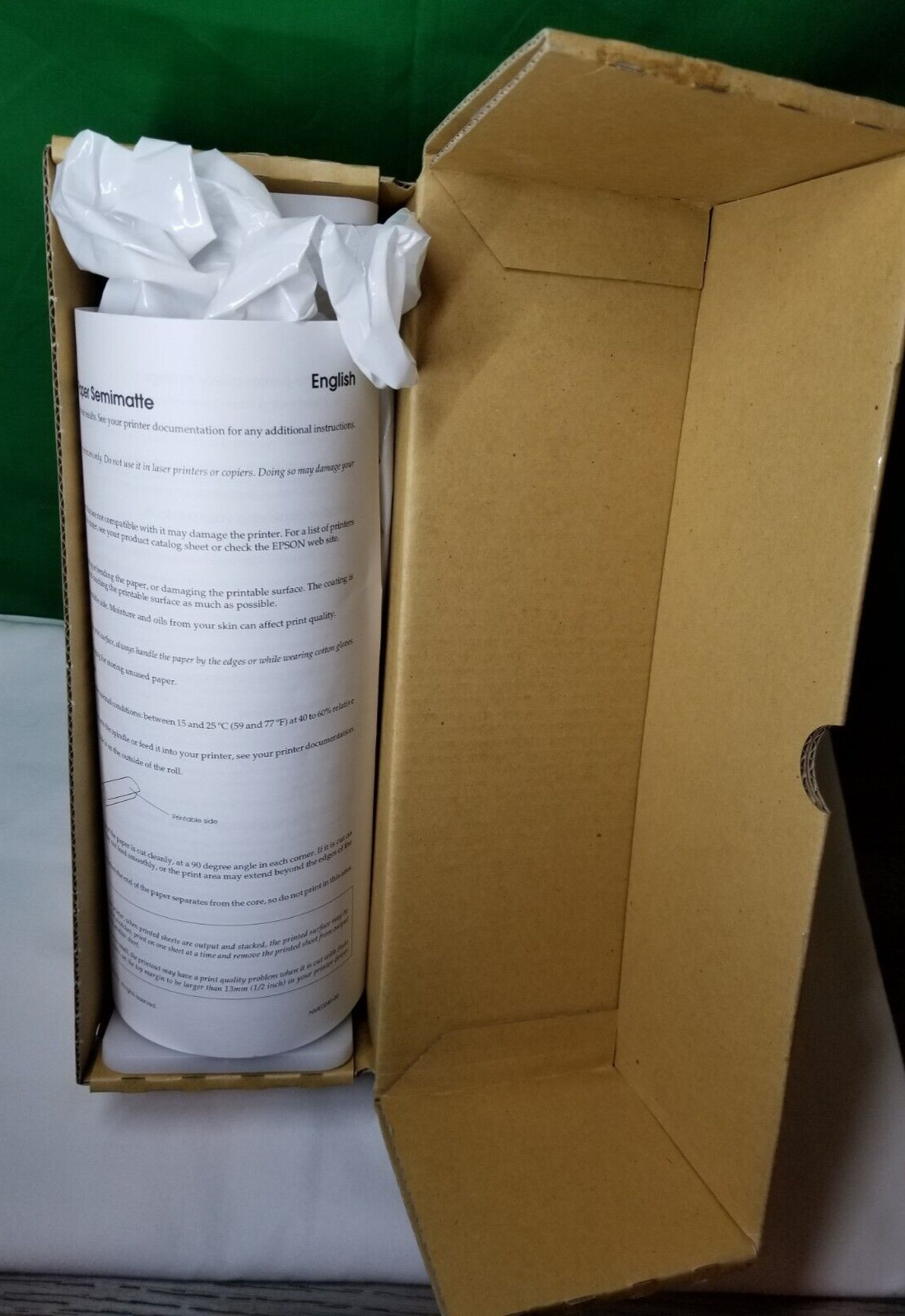 New Open Box EPSON Standard Proofing Paper Semimatte S041668 13″x50″