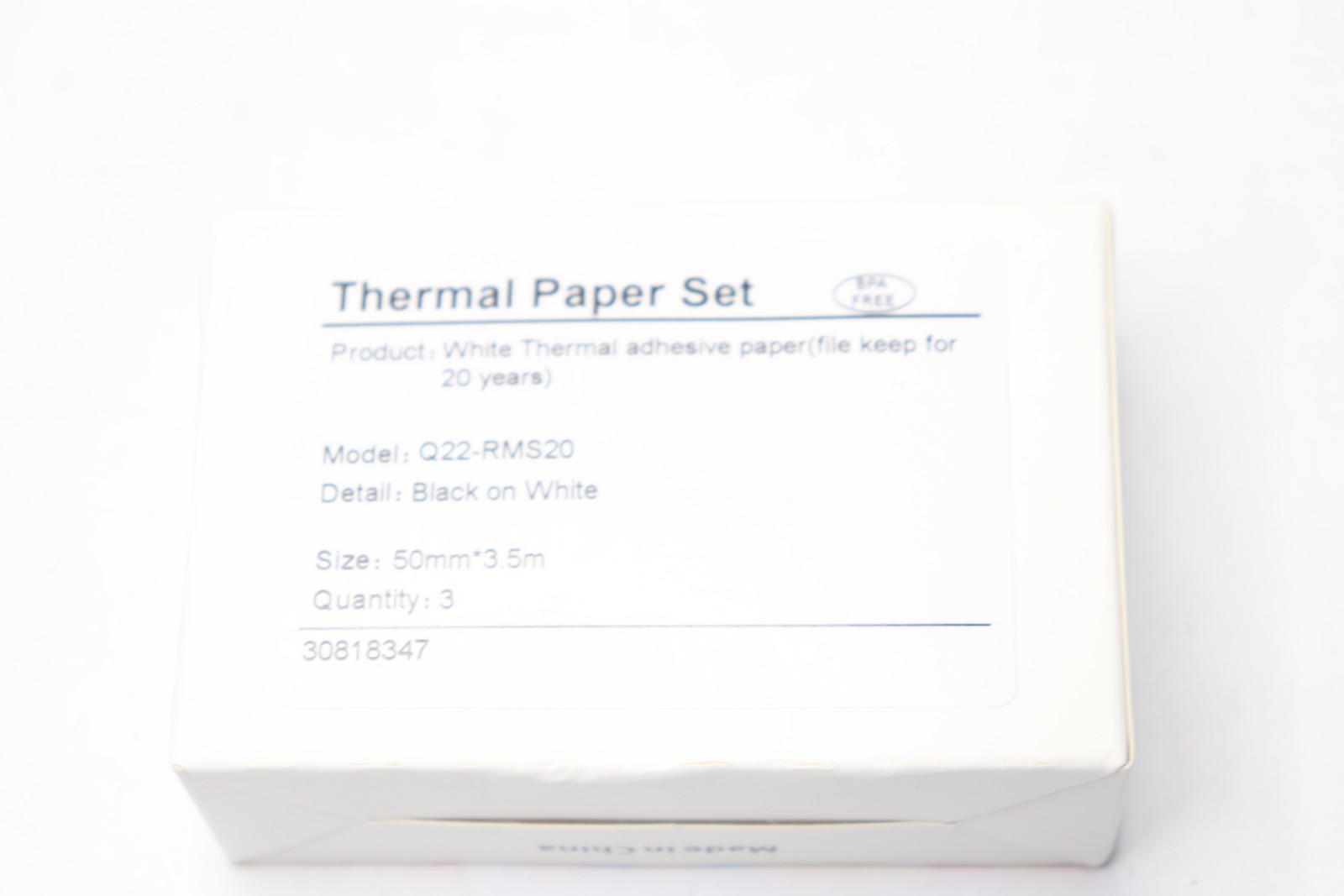 (3-Pk) Phomemo Self-Adhesive Thermal Printable Sticker Paper Rolls Q22-RMS20