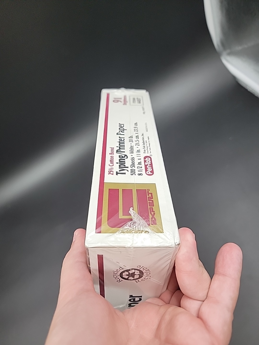 Pentab Expert Typing Printer Paper, 500 Sheets, 25% Cotton Bond