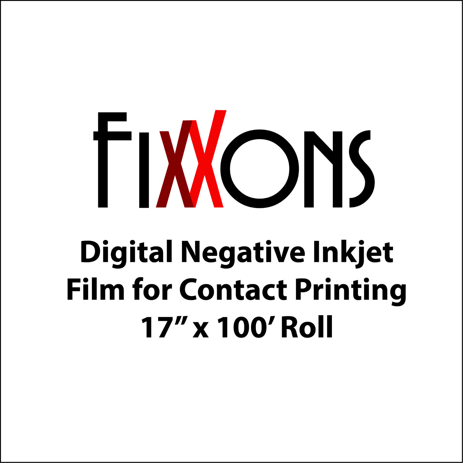 Digital Negative Inkjet Film for Contact Printing 17″ x 100′ Roll