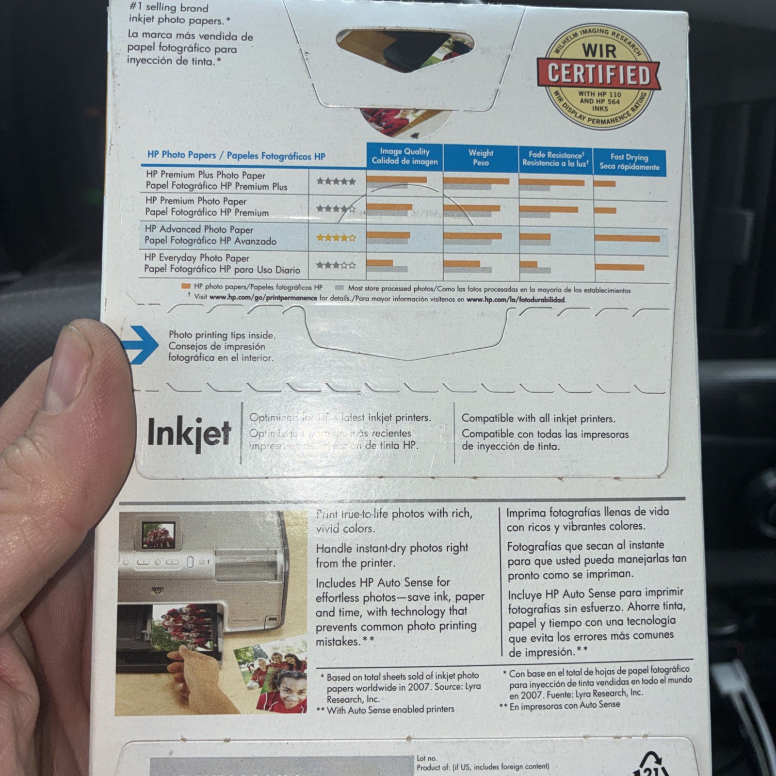 Hewlett Packard Q6638A 4 x 6 inch Glossy Printer Paper – 100 Sheets