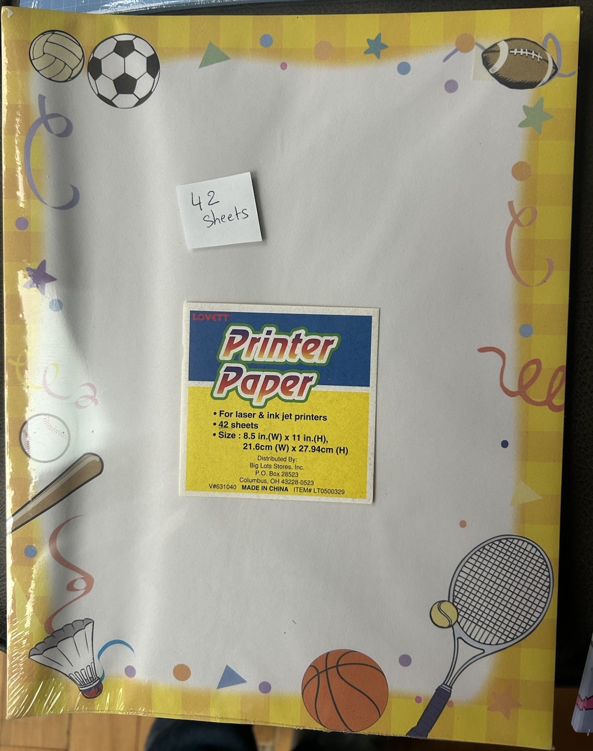 Lot Of 230 Sheets Of Decorative Border Paper Printer Scrapbook Some New