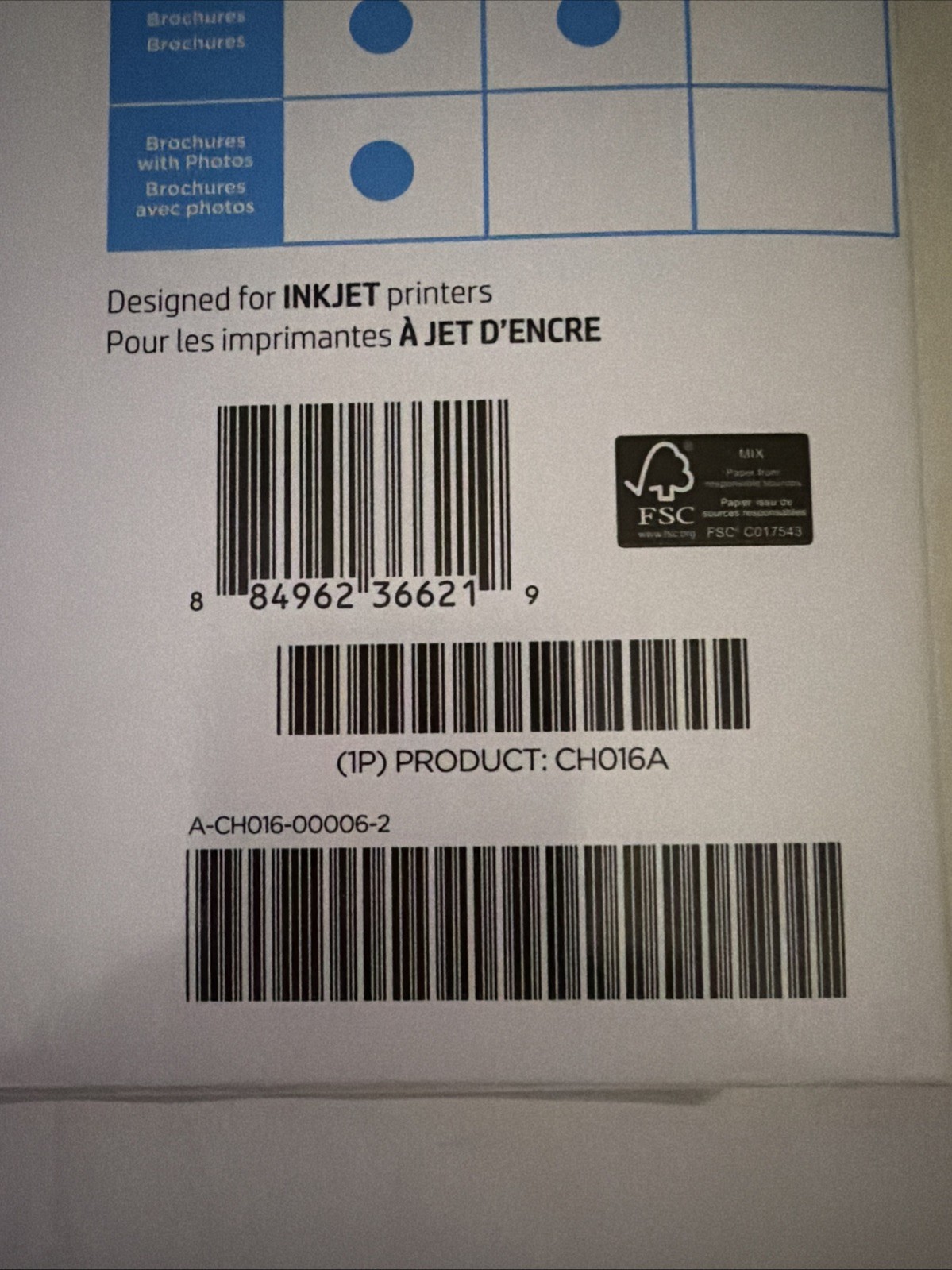HP Professional 8.5×11 CH016A Matte Paper 150ct