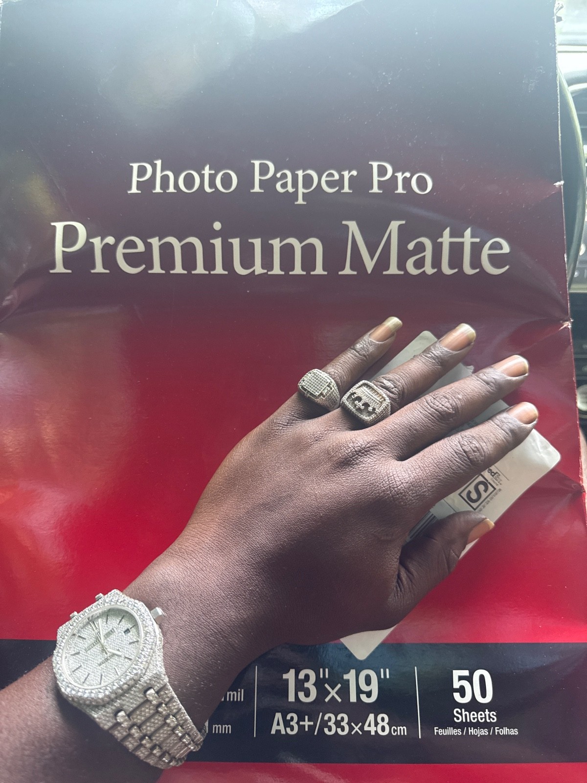 Canon 13×19″ Pro Premium Matte Photo Paper, 12.2 mil, 210gsm, 50 Sheets