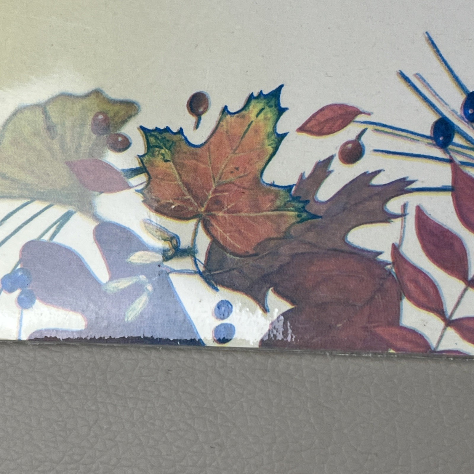 Computer Printer Paper 40 Sheets 8.5″ x 11″ Greenbrier Fall Leaves Vintage