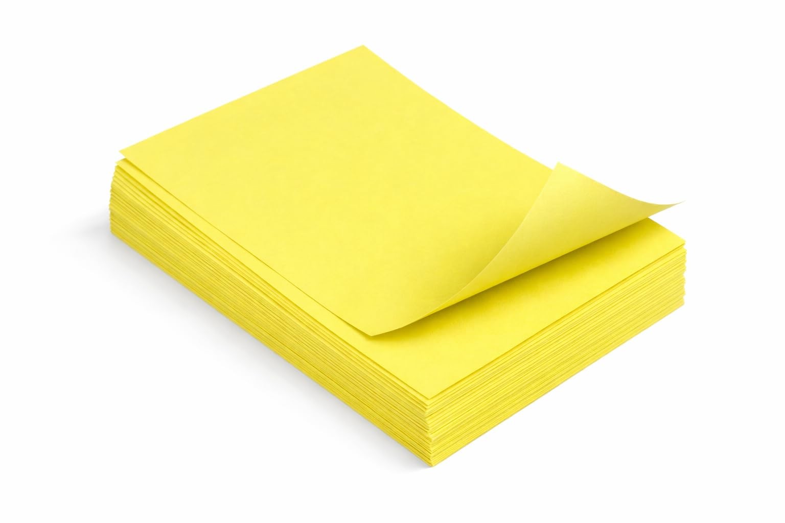 Coloured Paper, A4, 80gsm, Bright Yellow, Craft Sheets for Laser and T…