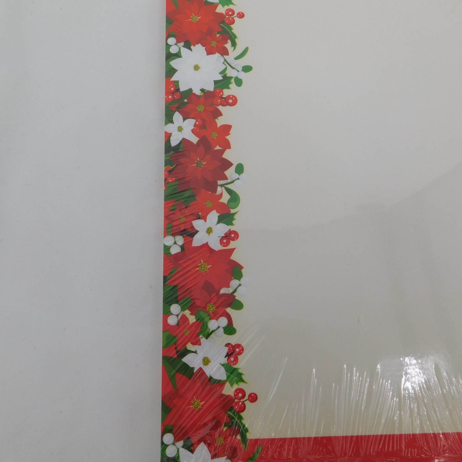 Current Christmas Computer Paper Frame Poinsettia Filigree 25 Sheets New in Pack