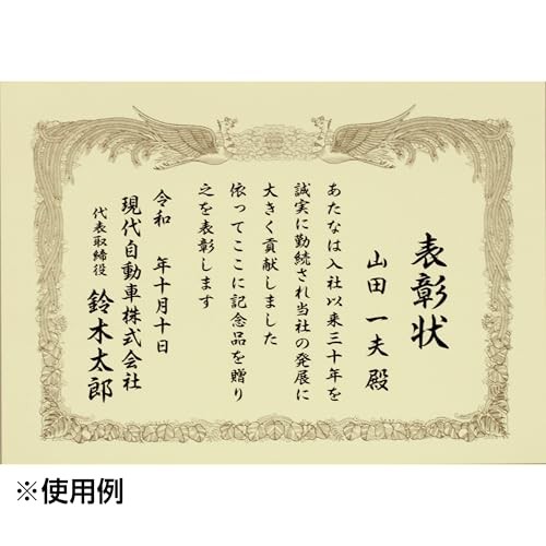 King Corporation Certificate Paper for Laser Printers A4 Horizontal Border 100