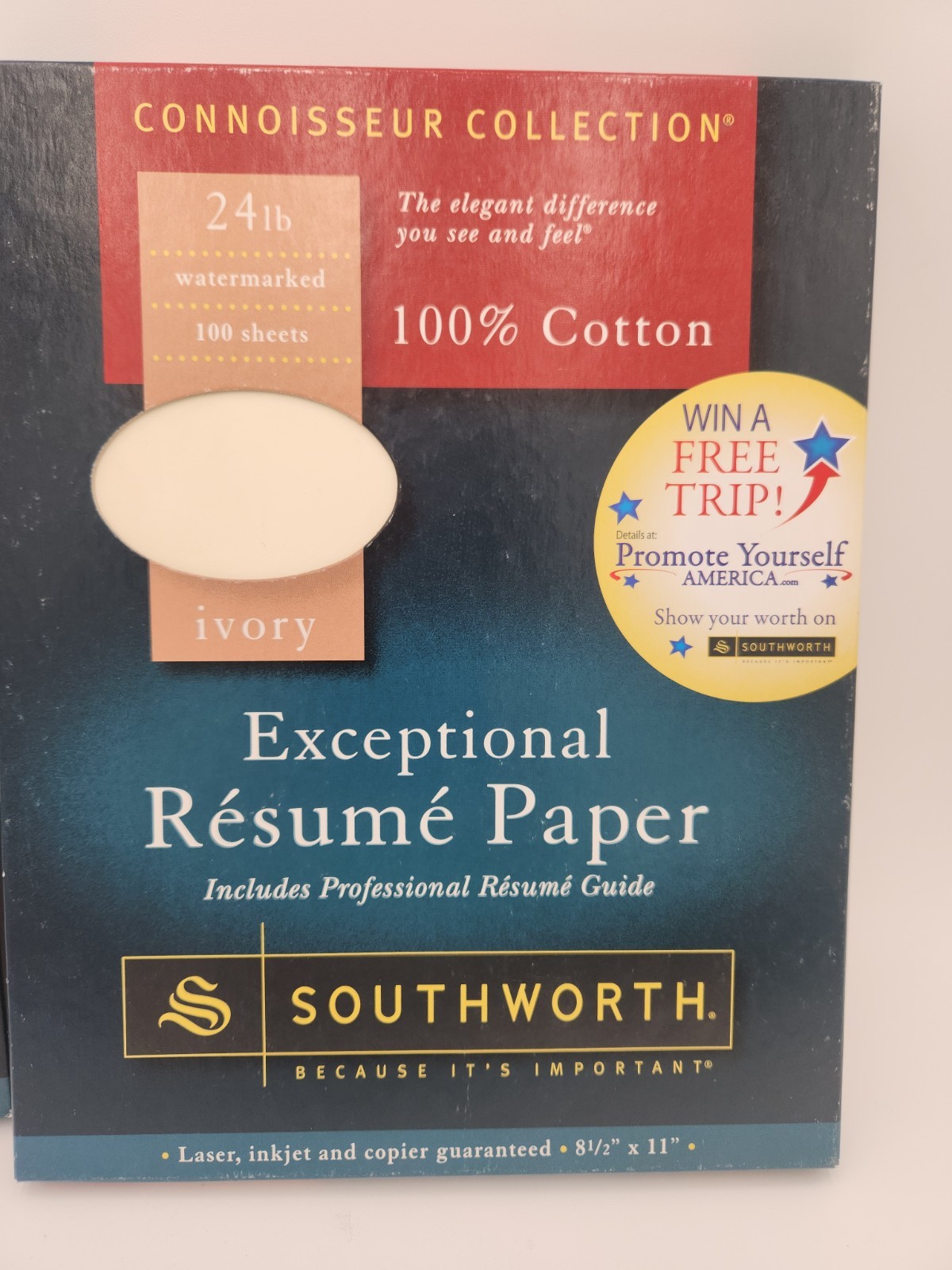 Southworth Connoisseur Collection Exceptional Resume Ivory Paper and Envelopes
