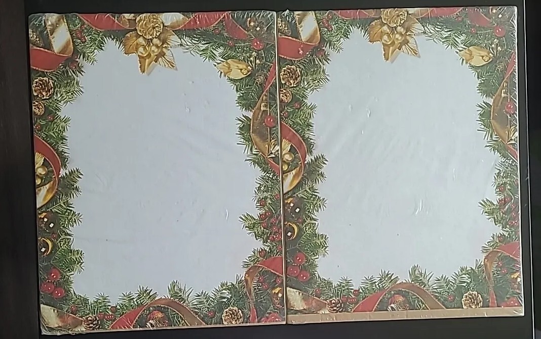 Geo-graphics Design Holiday Decorations 100 Sheets 8 1/2” x 11.2” Copy Paper