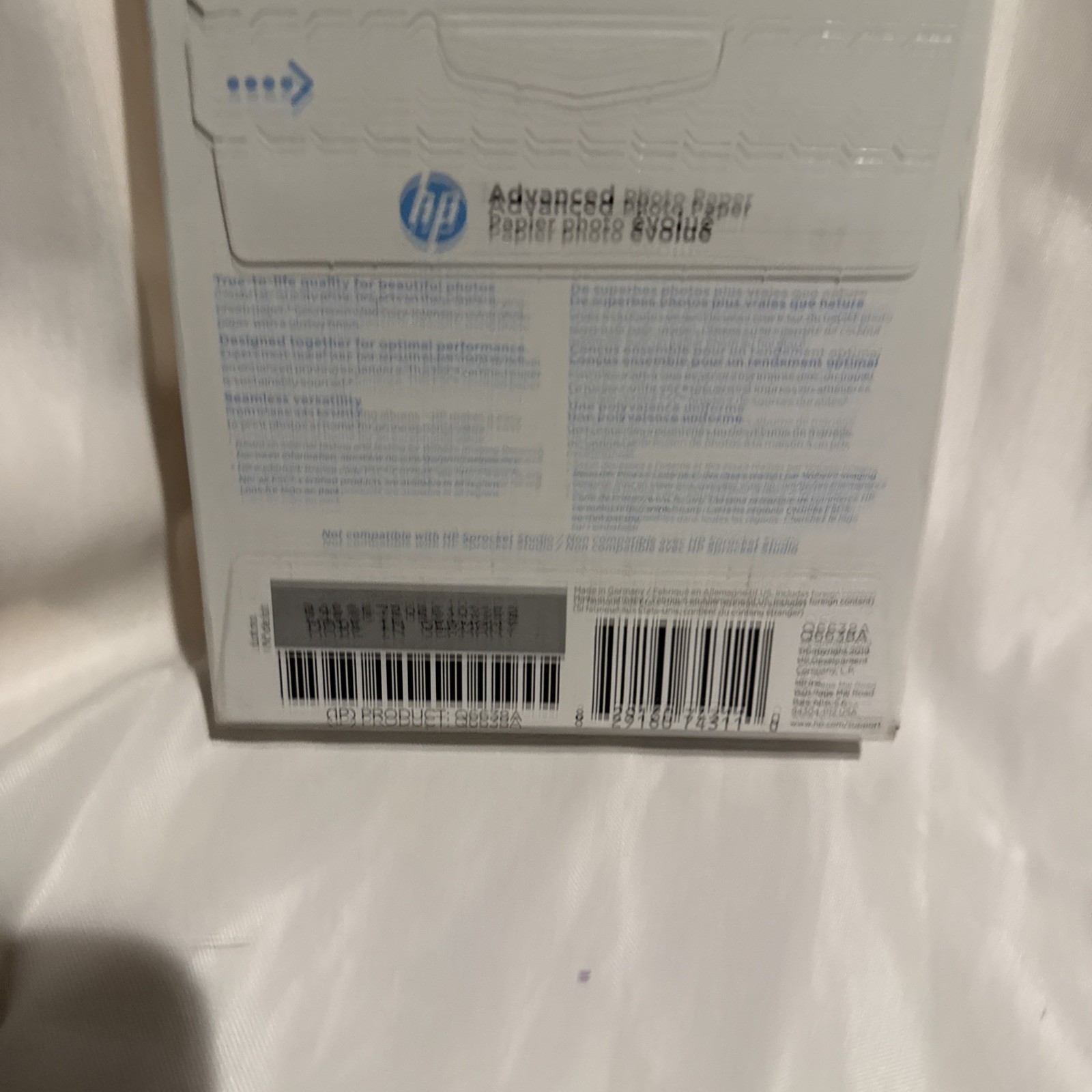 HP Advanced Glossy Photo Paper -100 Sheets | 4 x 6 ” -Q6638A