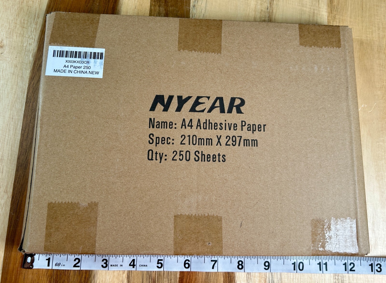 NYEAR A4 Thermal Paper 250 Sheet (210mm/8.27″x 11.7″) for Portable Thermal Print