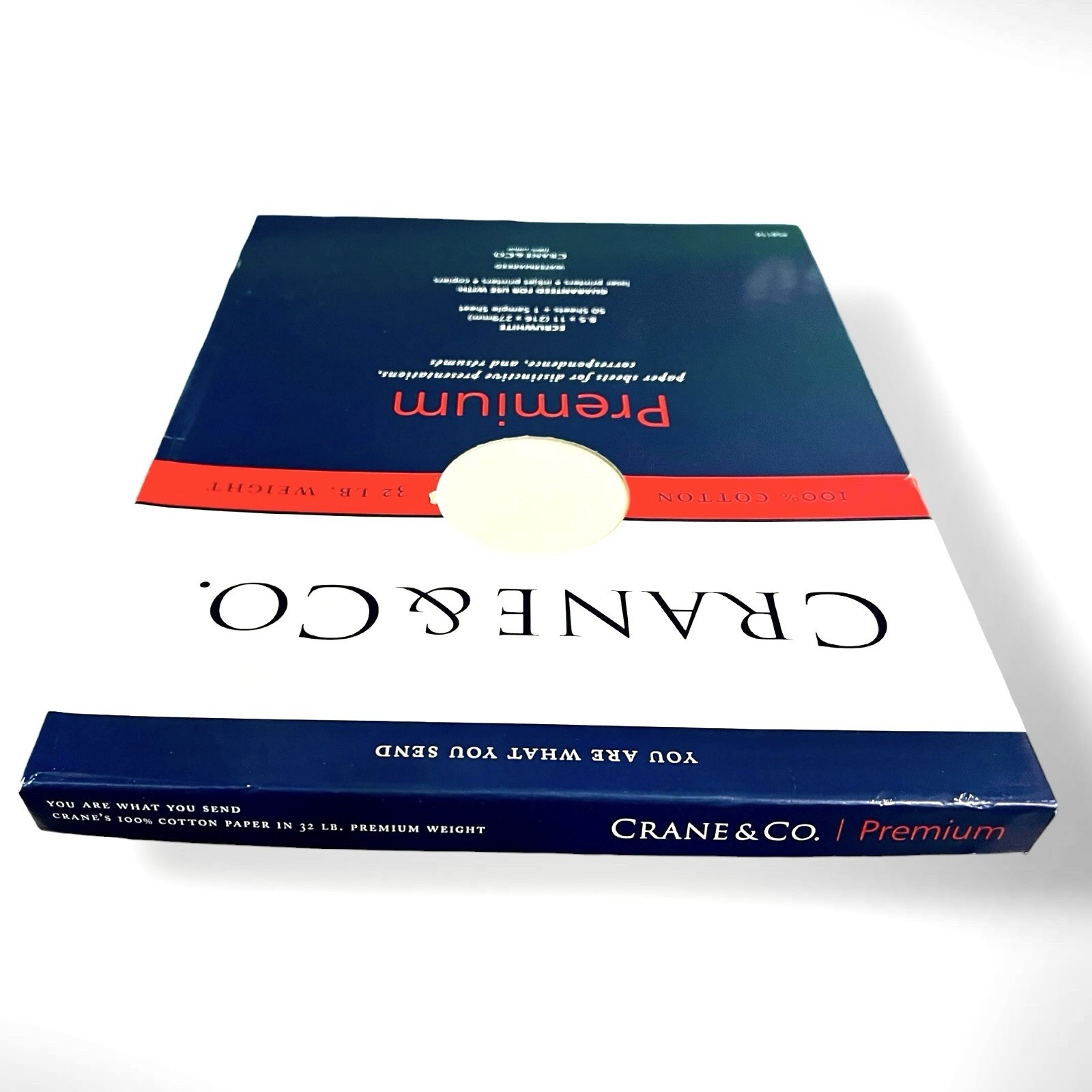 Crane & Co. Cranes Premium Weight Ecruwhite 8.5 X 11 Sheets (PS8116), 50 sheets