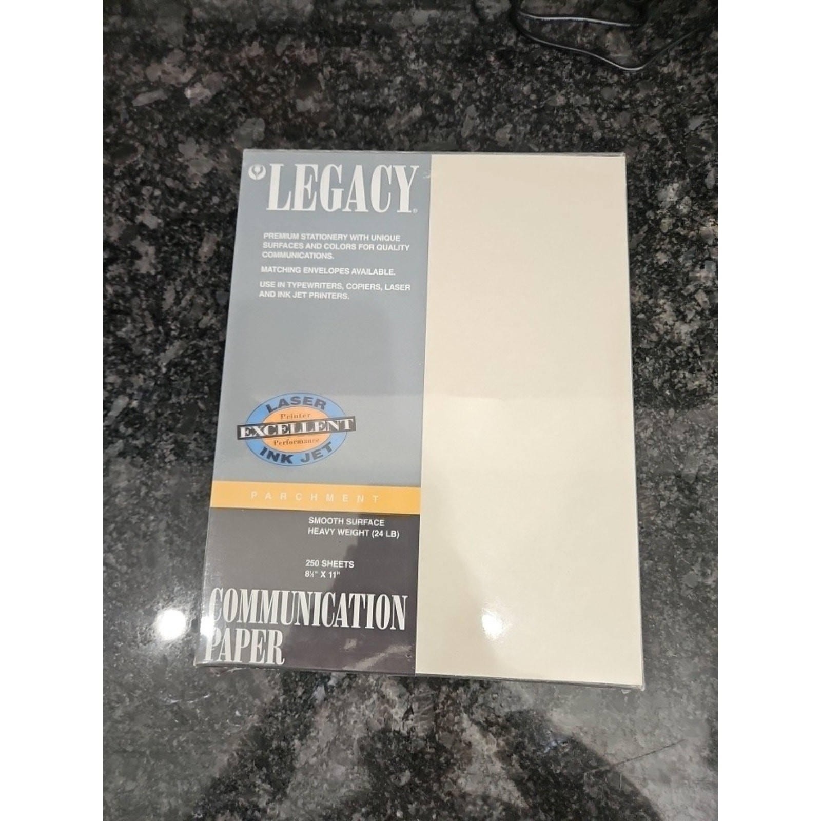 Inkjet & Laser Printer Paper, 8.5″ X 11″, 24 U Lb., Ivory Parchment, 250 Sheets