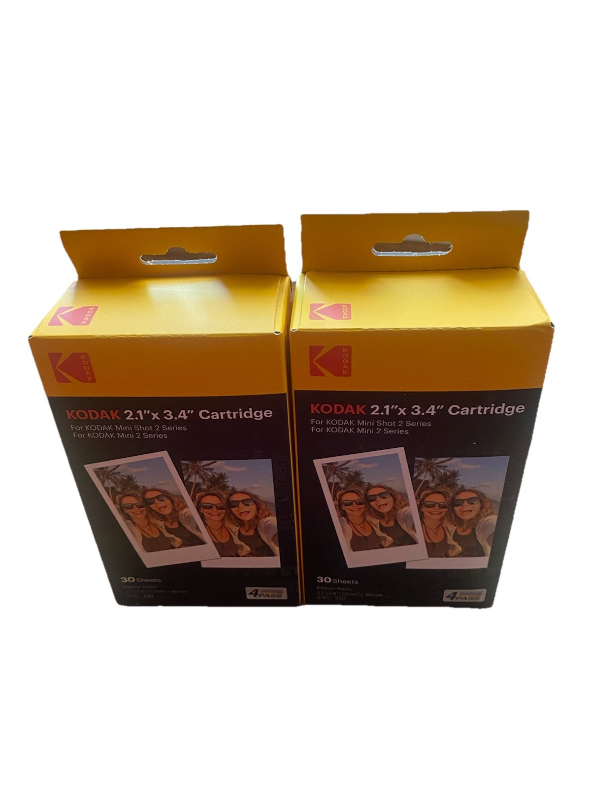 2 pack Kodak Instant Print 2.1″x 3.4″ Cartridge 60 Sheets Total Brand New