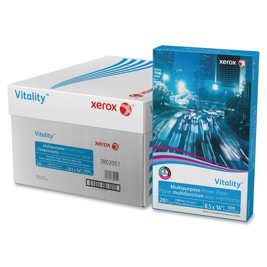 Xerox 3R2051 Business Paper Legal 8.5×14 20lb 92 Bright White