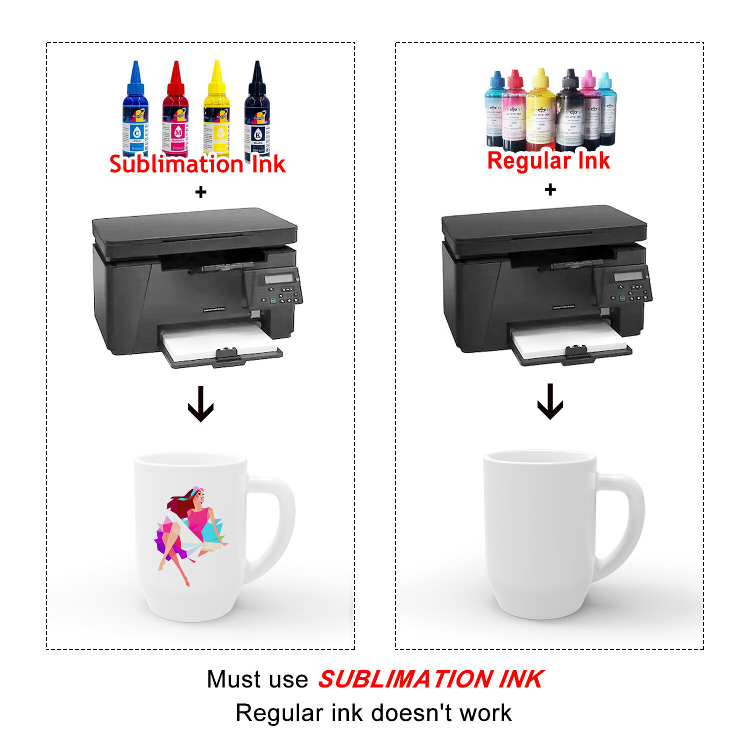 Lot 100-1000 Bulk A-SUB Sublimation Paper eco 125g 8.5×11 8.5×14 11×17 13×19