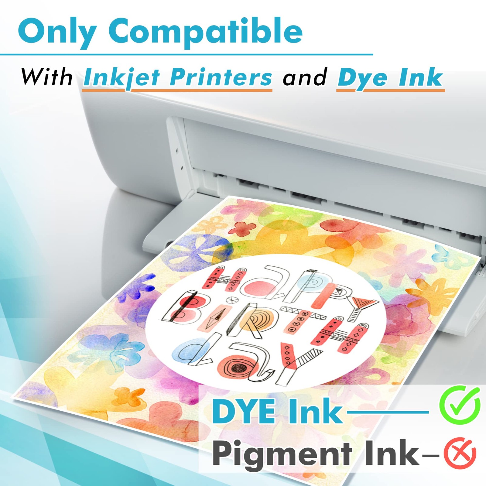 100 Sheets Koala 8.5X11 Inches 54lb Glossy Inkjet Photo Paper 200gsm