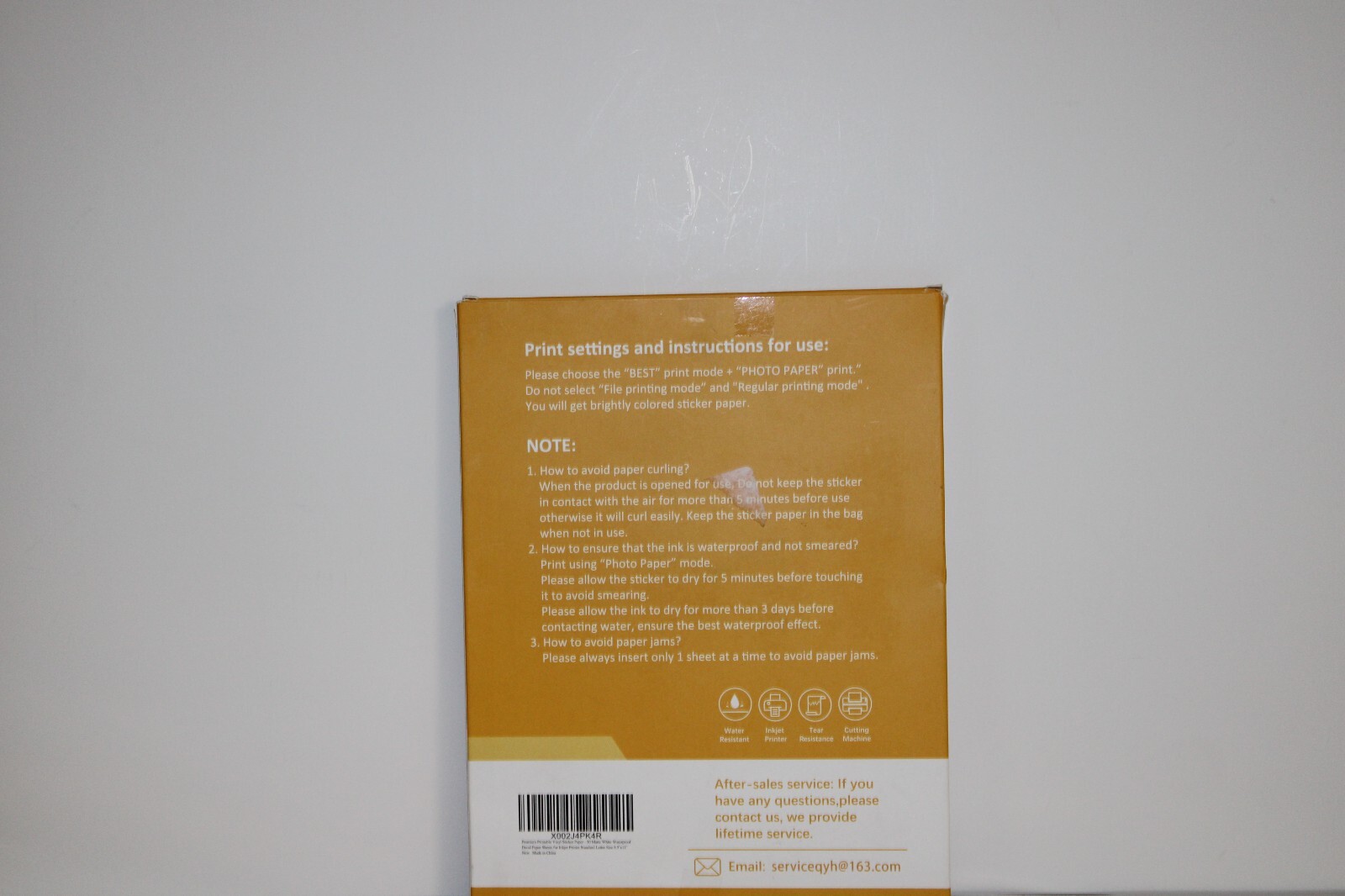 Glossy Matte 8.5″x11″ Printable Vinyl Sticker Paper for Inkjet Laser -50 Sheets