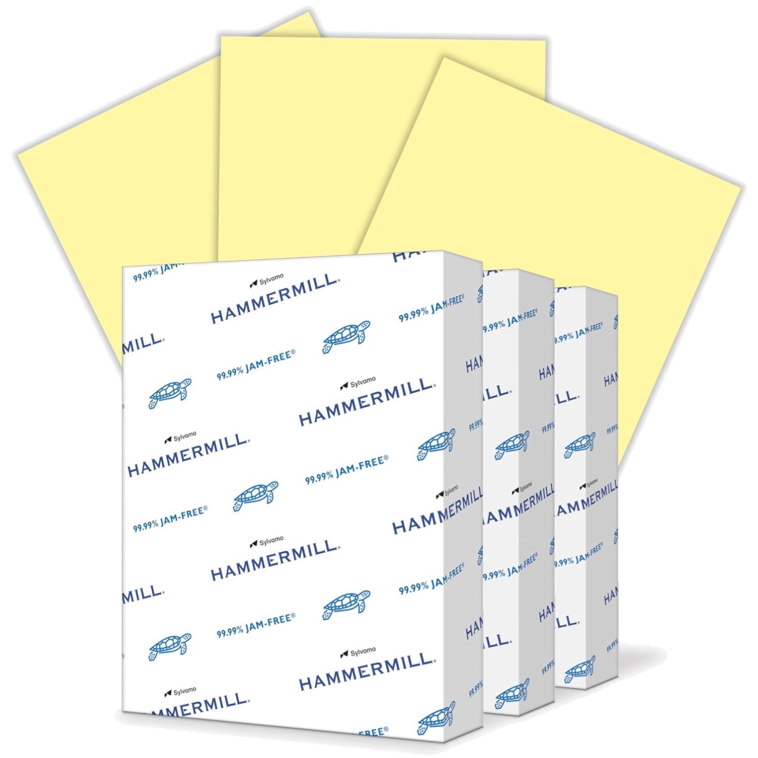 20lb Canary Printer Paper 1500 Sheets – 8.5 x 11 – 3 Ream