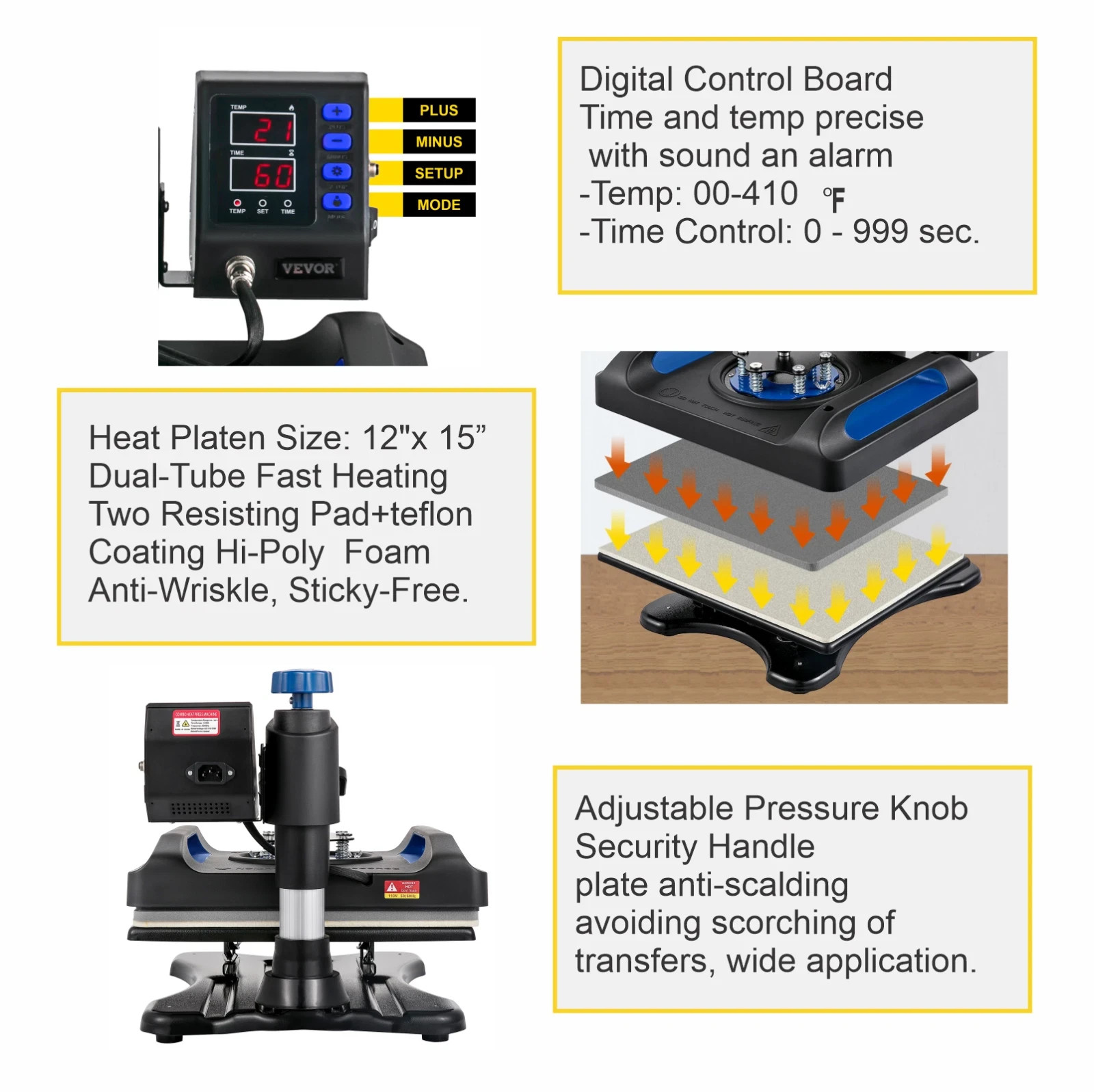 Epson Printer with DTF ink plus Heat Press 12″x15″ T-Shirt Maker Bundle/