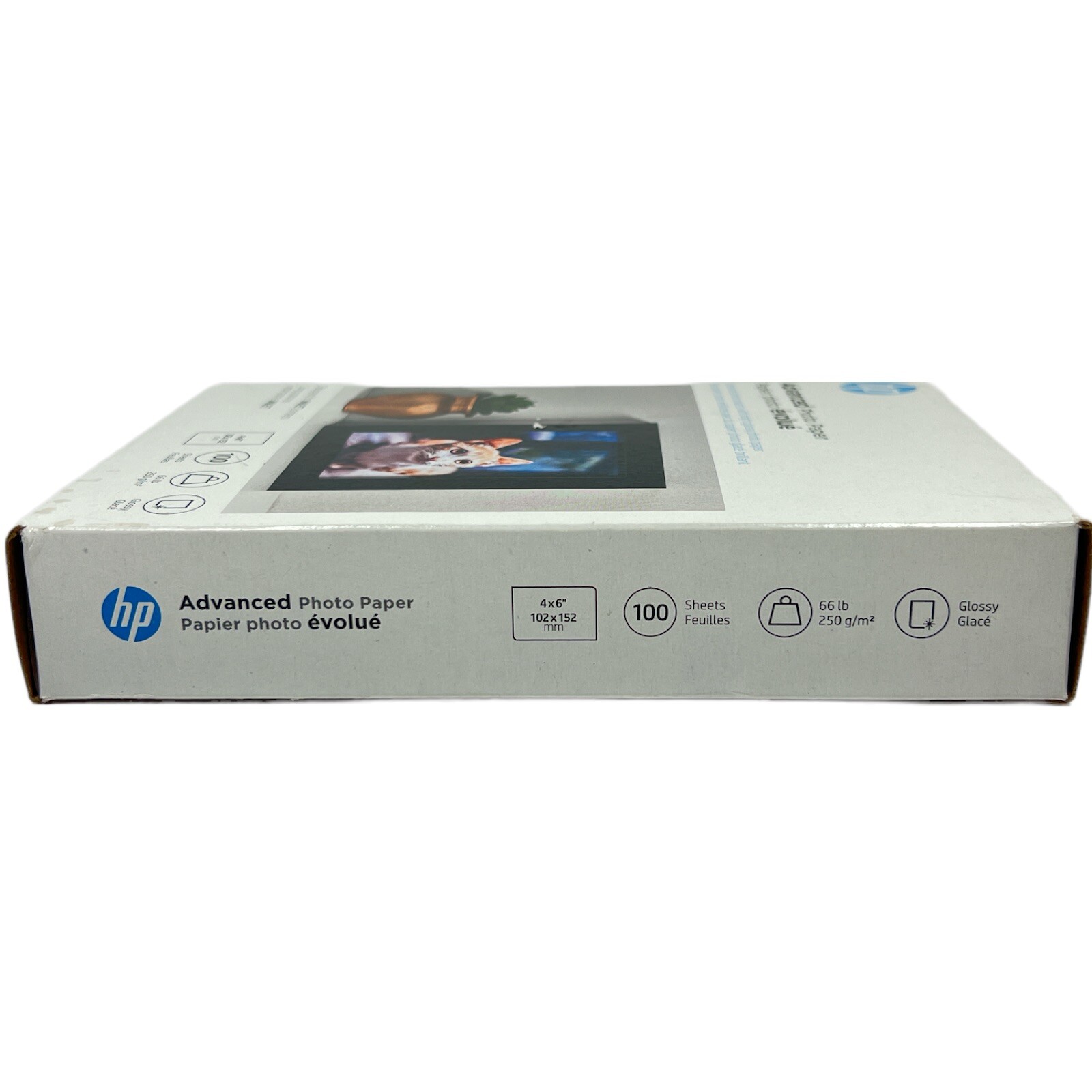 (2) Hewlett Packard Q6638A 4 x 6 inch Glossy Printer Paper – 100 Sheets Each