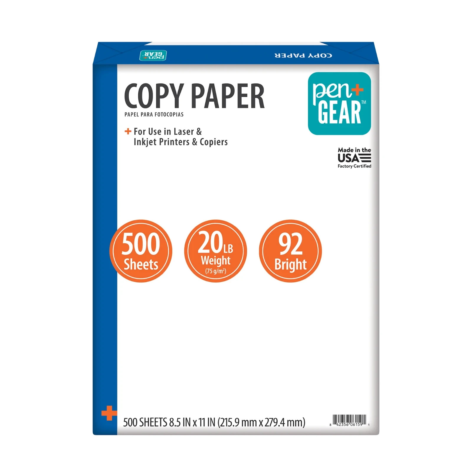 Copy Paper Case Printer Paper White 8.5″x11″ Letter Size, One Ream = 500 Sheets