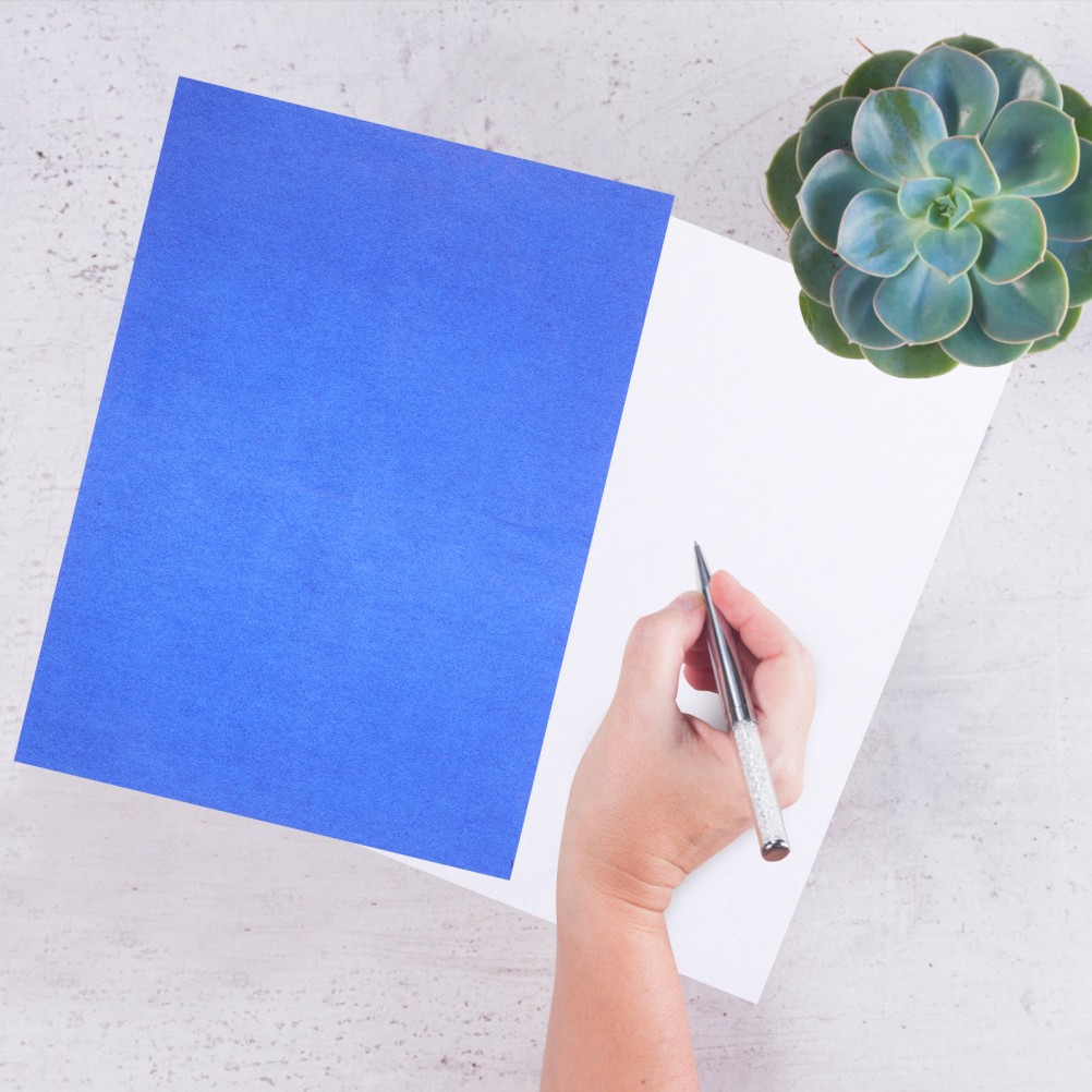 Reusable Graphite Paper Transfer Sheets Dark Blue for Home Office Art Projects