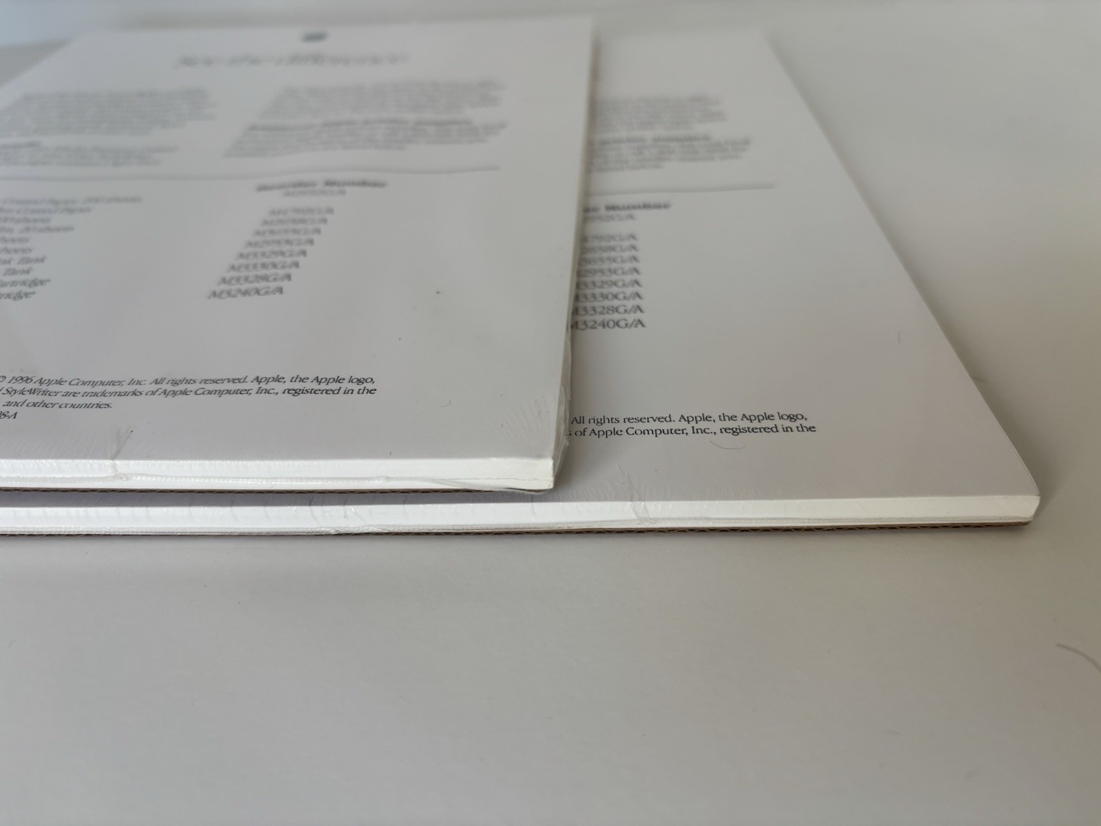 Apple Color Ink Jet Paper Vintage Lot of 2 1996 New Unused Stylewriter 8.5 x 11