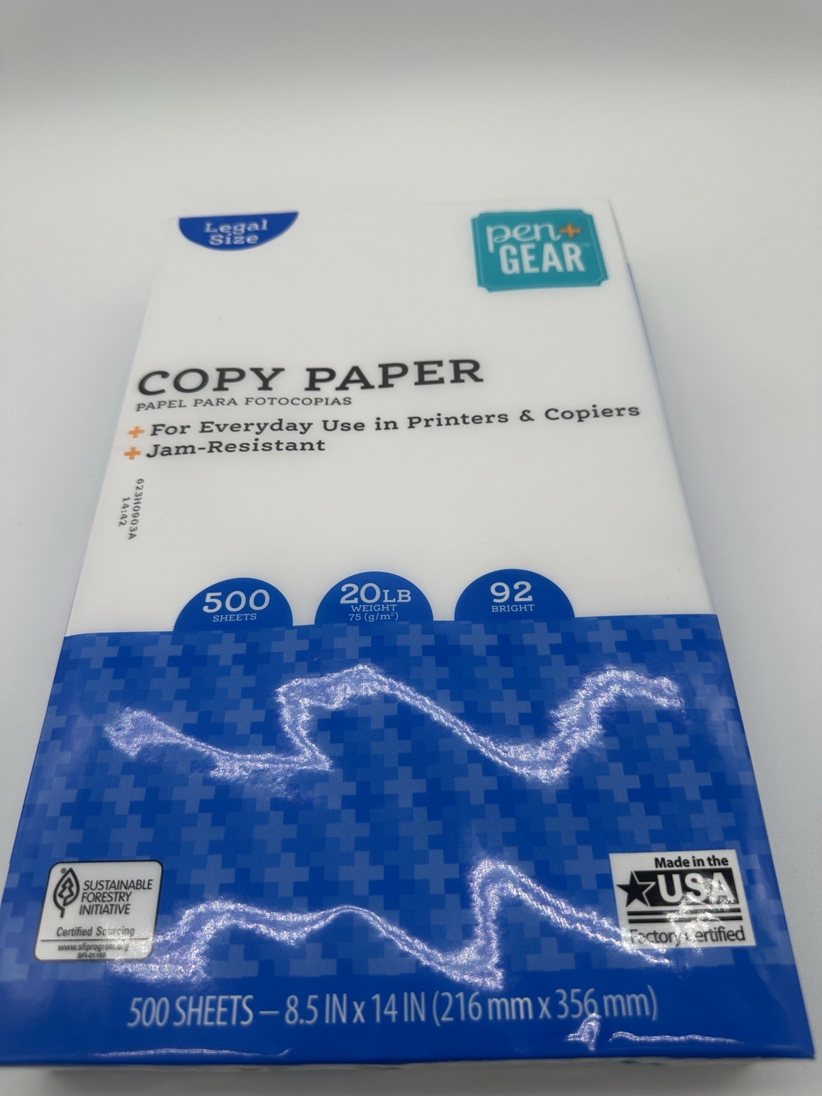 Pen+Gear Copy Paper, 8.5″ x 11″, 20 lb, White, 500 Sheets