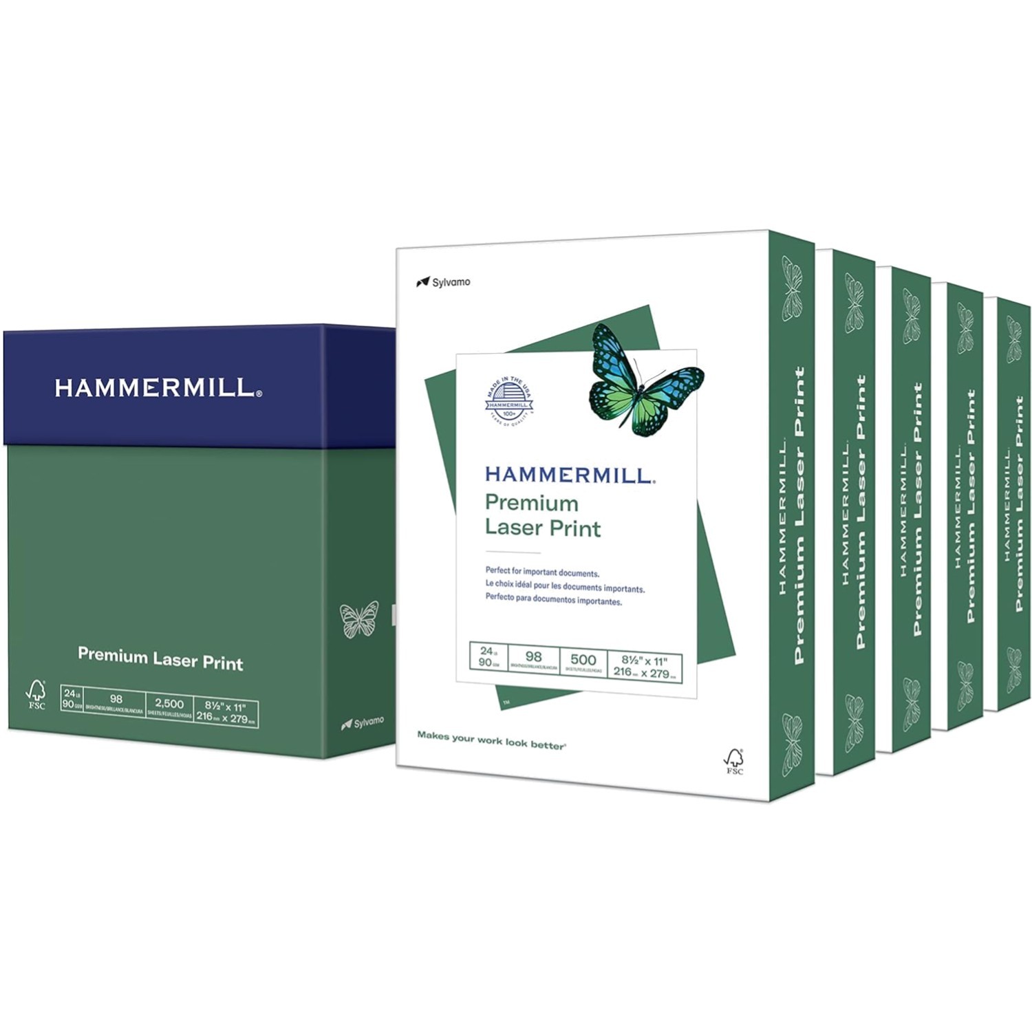 Acid-Free Laser Print Paper – 98 Bright – 5 Ream Case