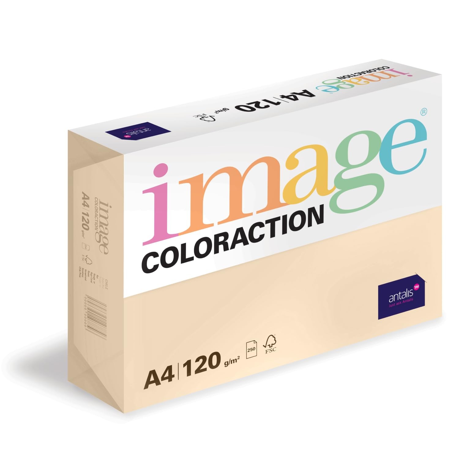 Image Coloraction Dune Coloured Copy Paper A4, 210 x 297mm, 120gsm…