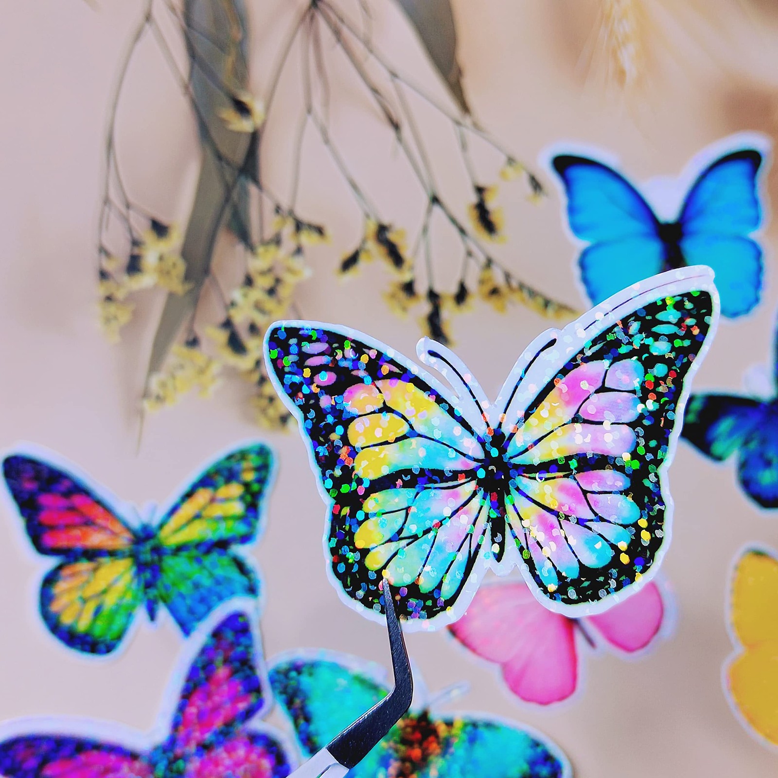 Holographic Printable Sticker Paper Waterproof Vinyl Sticker Sheets