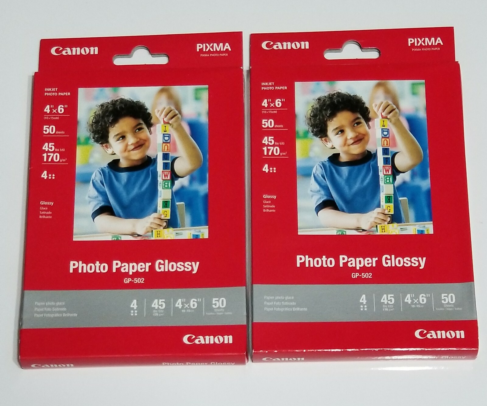 Canon Photo Paper Glossy GP-502/ 4×6 /50 Sheets. New Seal