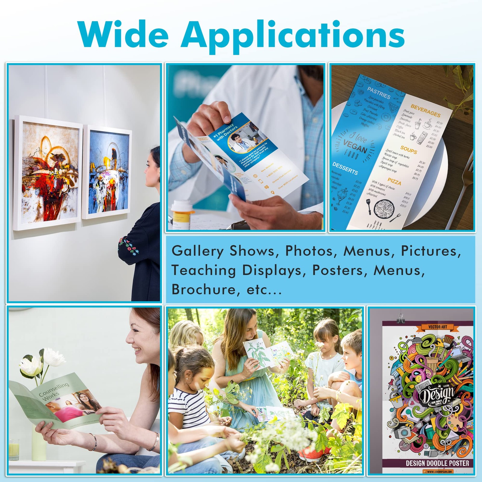 Koala Double Sided Glossy Photo Paper 11×17 Inch 100 Sheets 54lb 200gsm