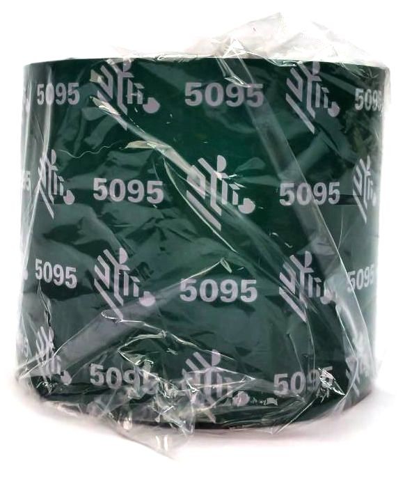 Zebra 5095 Resin Ribbons 60mm x 45M Black 05095BK06045 Genuine OEM – 6 Rolls