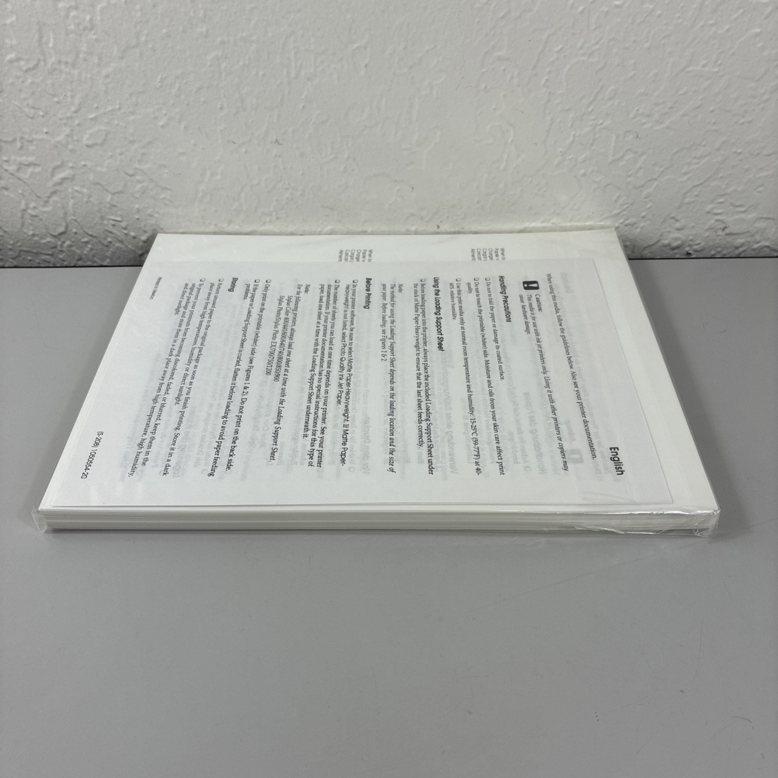 Epson S041257 Ink Jet Printer Matte Paper Heavyweight 50 Sheets Non-Glare Finish
