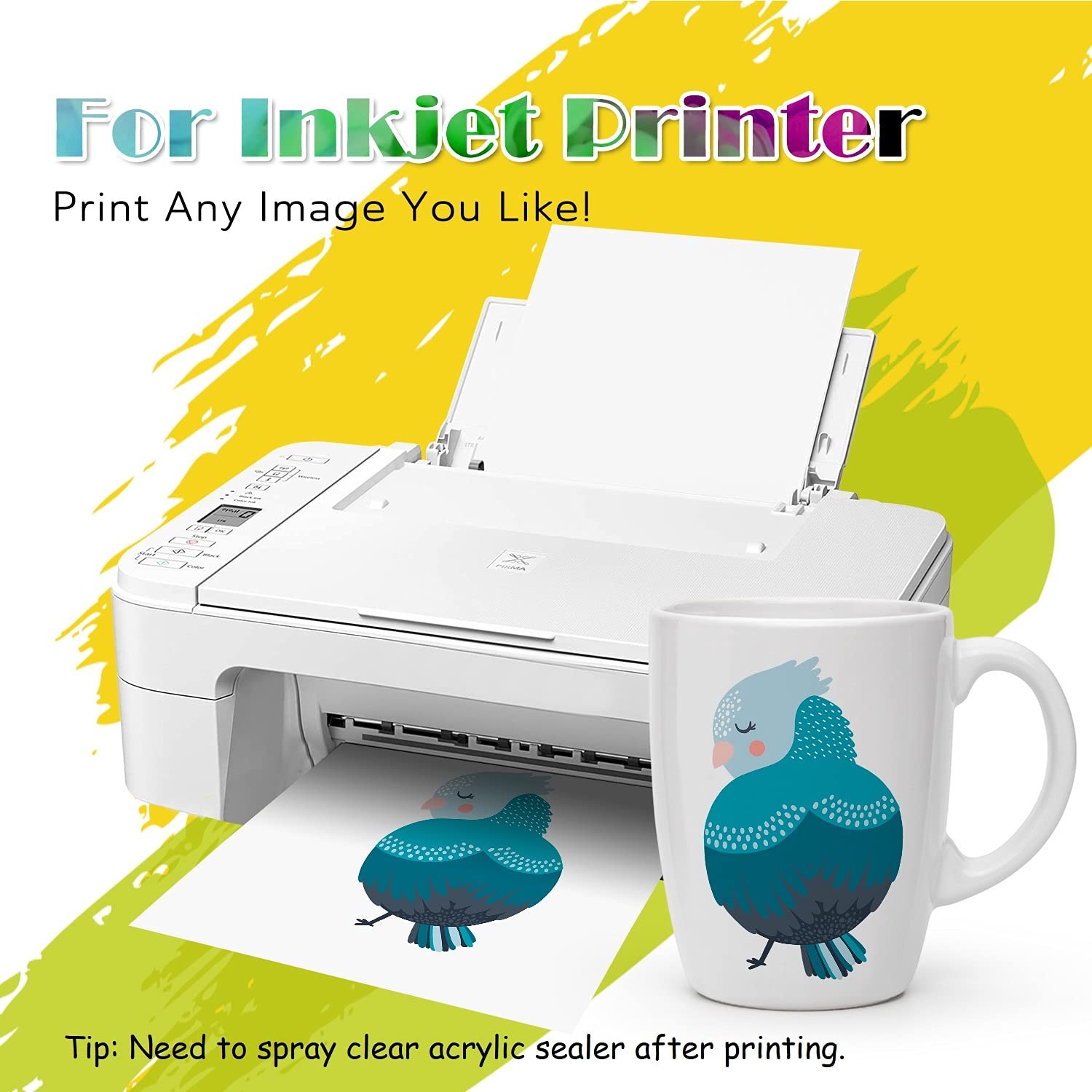 Koala Waterslide Decal Paper INKJET CLEAR 10 Sheets 8.5×11 Inch Water Slide T…