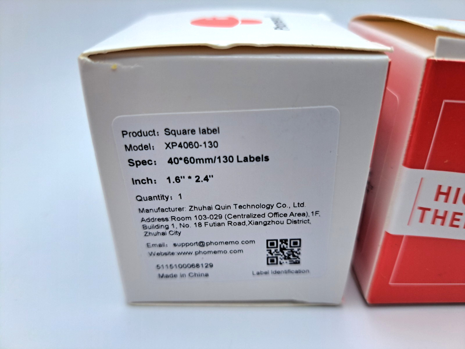 (2x ) 40×60mm White Self-Adhesive Thermal Label Sticker for Phomemo M110/M200