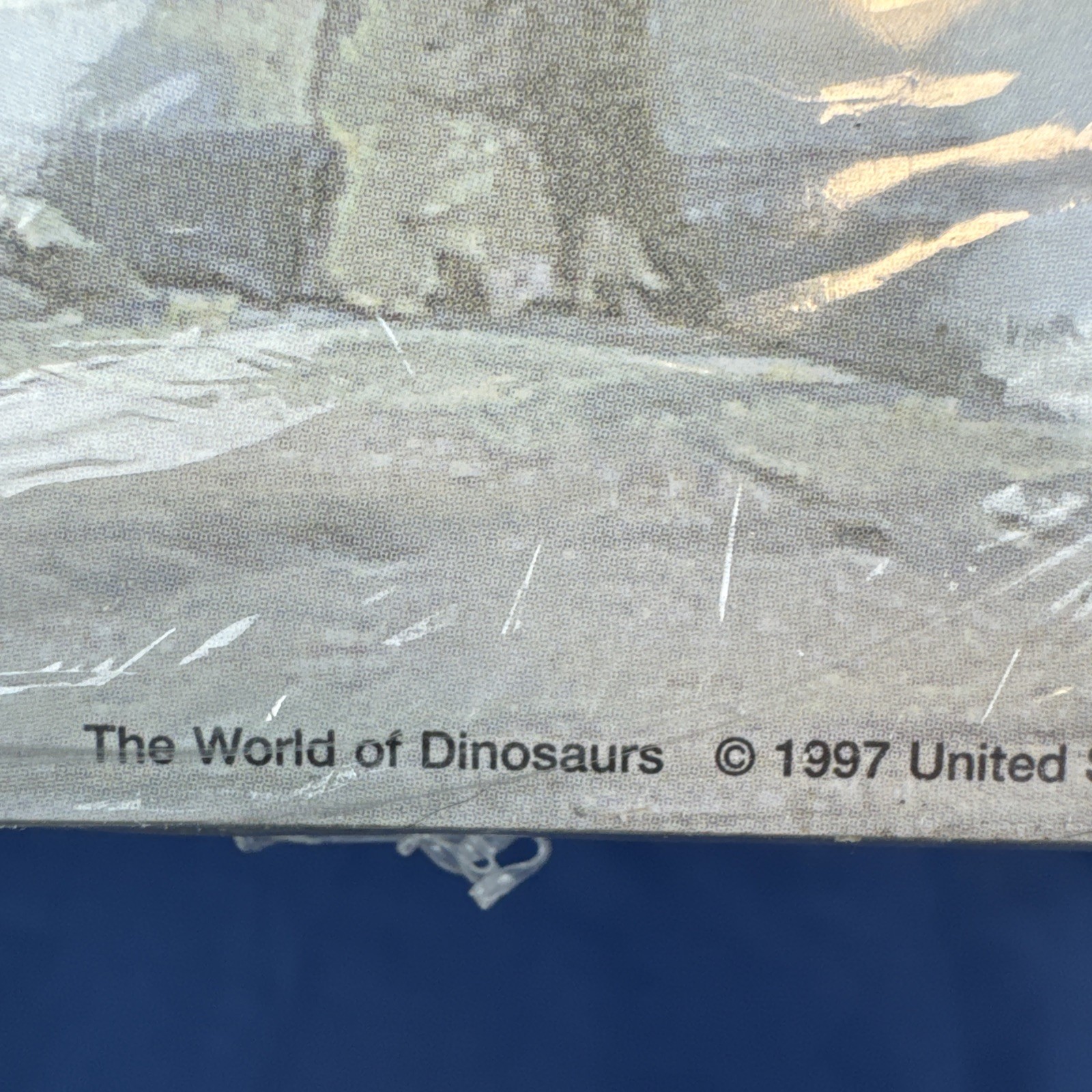 VTG 1997 Dinosaur Printer Paper 100-Pk + MOUSE PAD Sealed USPS Brontosaurus USA