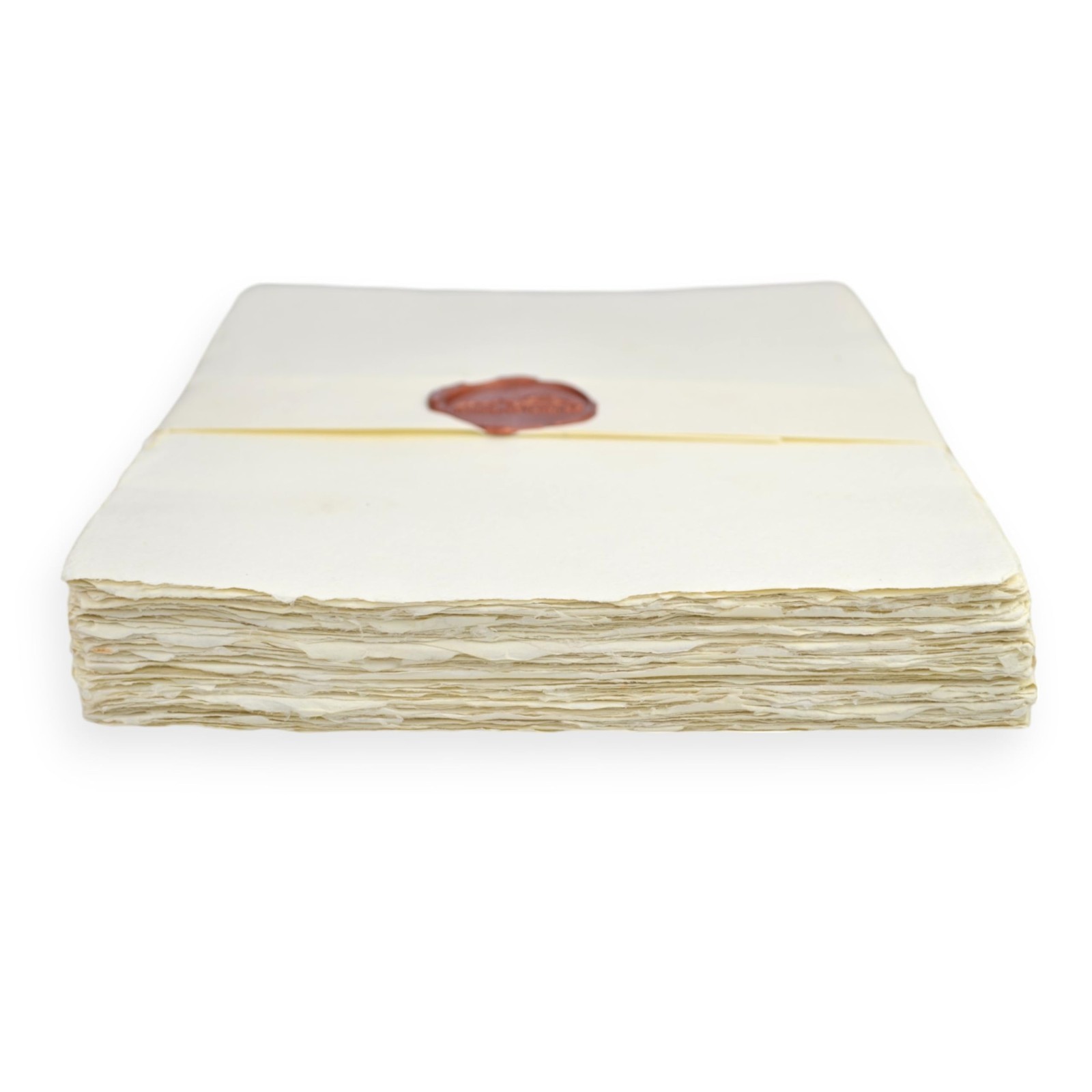 100% Cotton Vintage Deckle-Edge Printer Paper, 8.5×11″, Off-White, 100 Sheets, E