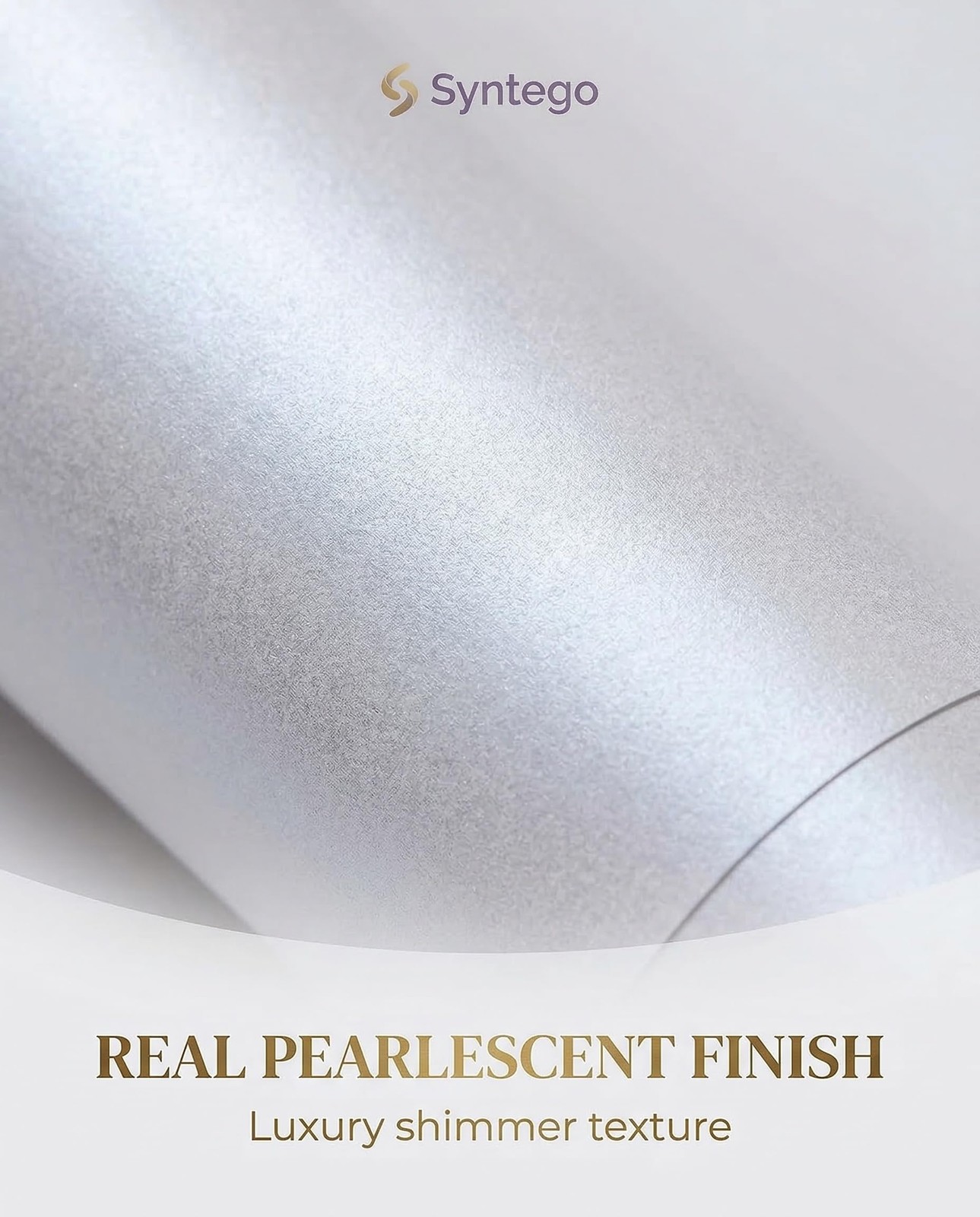 10 x A4 Frost White Pearlescent Shimmer Paper 120gsm / 32lb bond Double Sided…