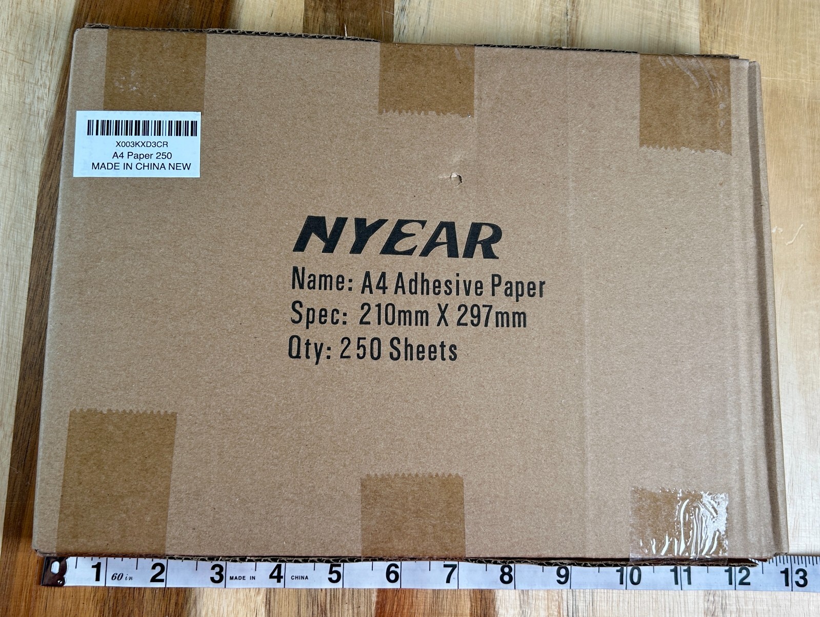 NYEAR A4 Thermal Paper 250 Sheet (210mm/8.27″x 11.7″) for Portable Thermal Print