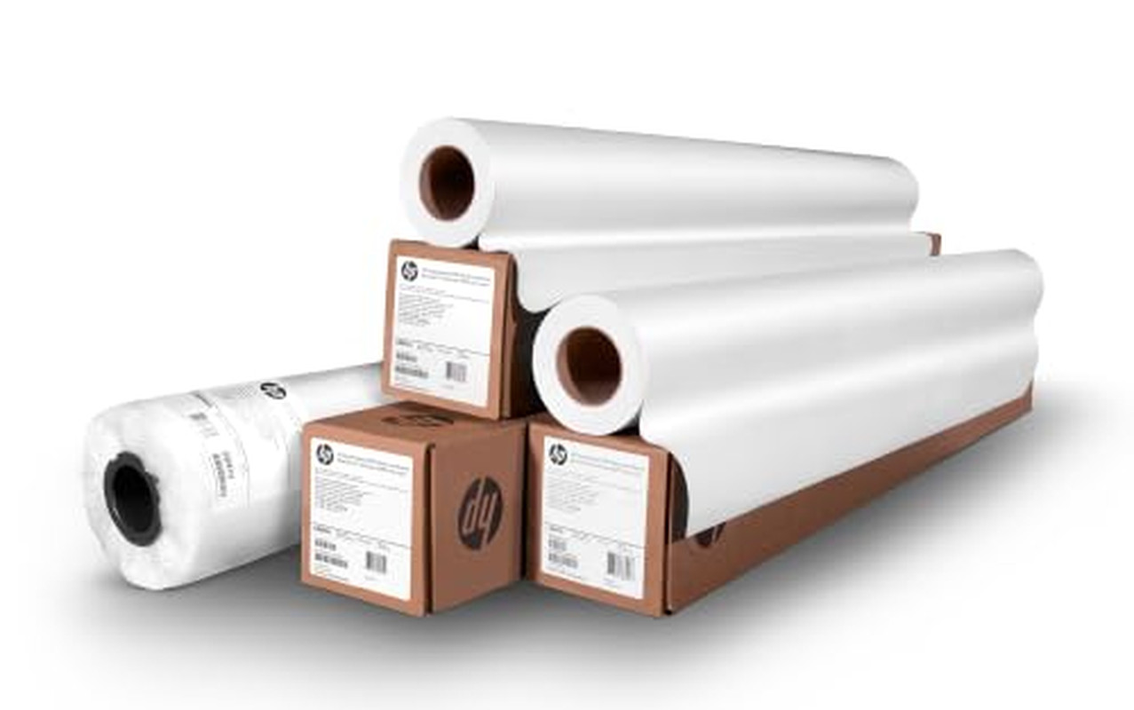 Wide Format Bright White Inkjet Paper 24 in X 150 Ft 4.7 Mil – 90 G/M² (24 Lbs)