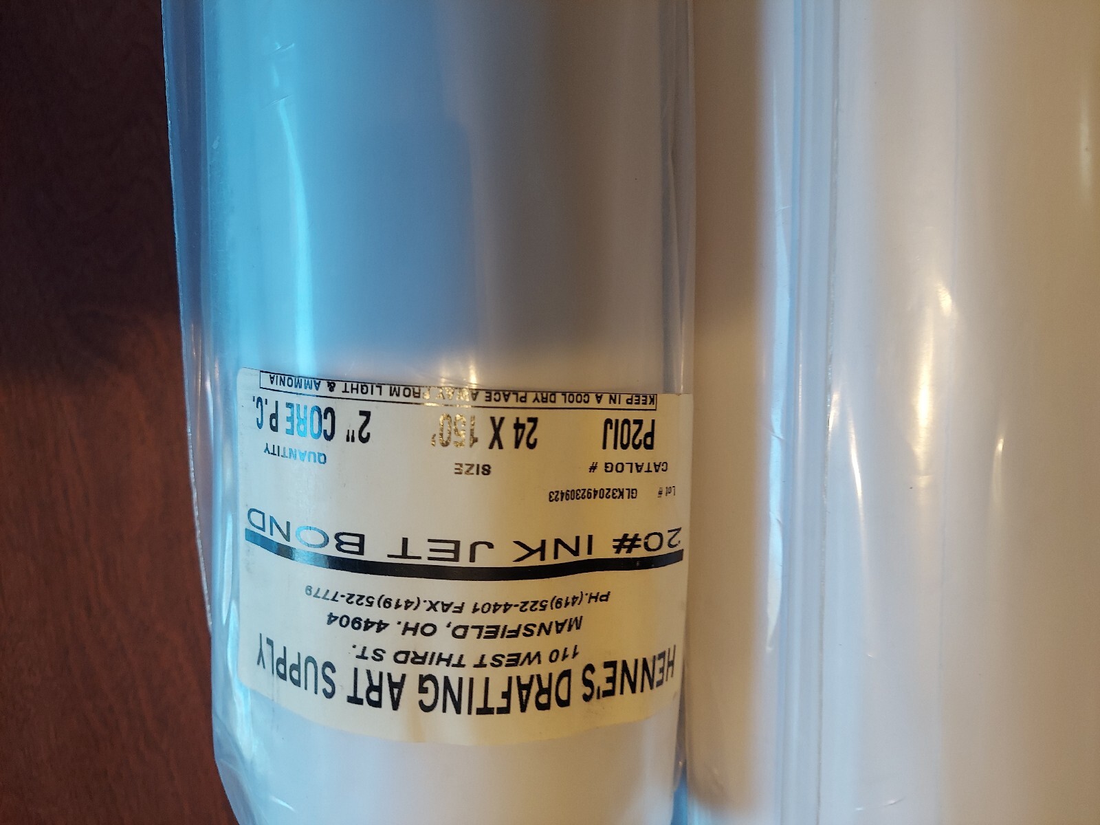 20# Inkjet Bond Paper 24″×150′