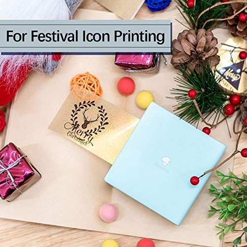 Pocket Printer Paper for M02/M03 – Transparent/Silver/Gold Glitter Stickers