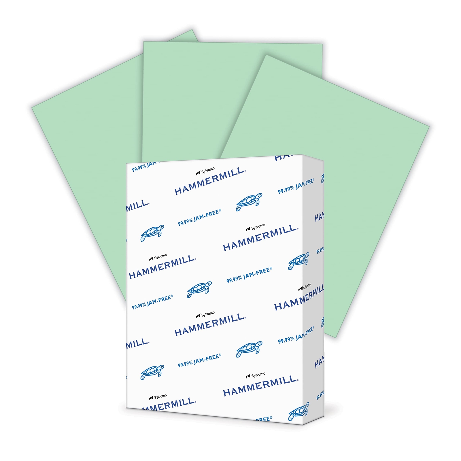Hammermill Colored Paper 20 lb Green Printer Paper 8.5 x 11-1 Ream 500 Sheets…
