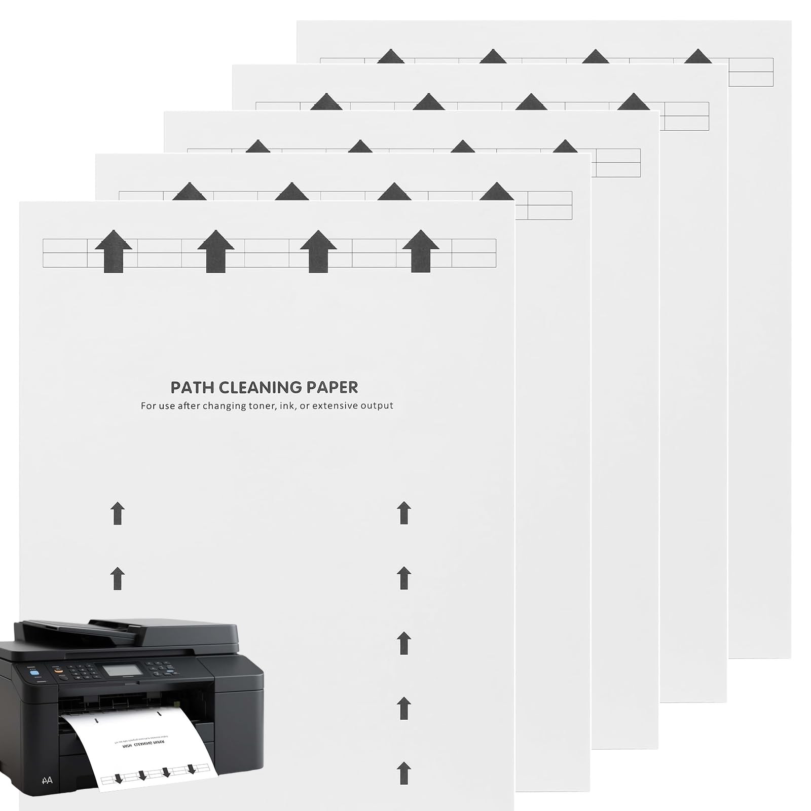 Printer Cleaning Sheets 18-Pack【Removes Ink,Dust,Dirt&Debris】8.5 x 11 Inches,…