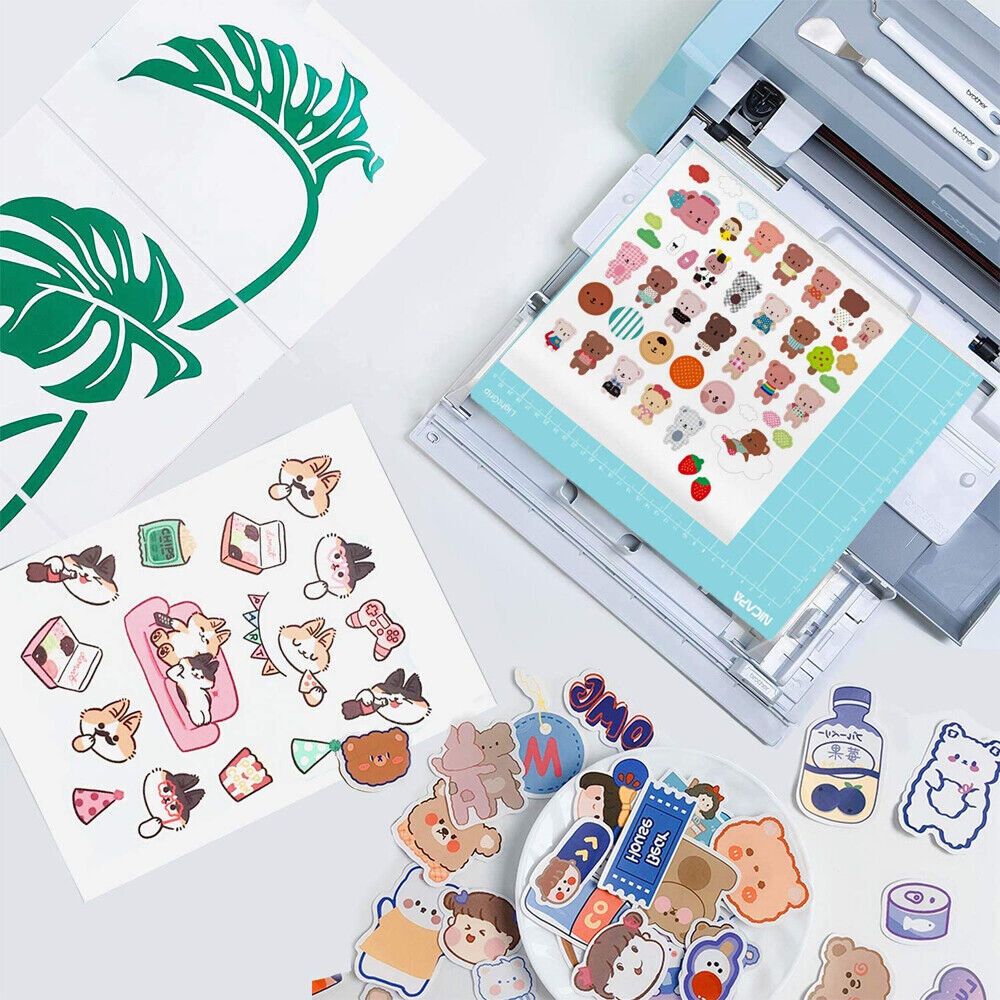 20-100x Vinyl Sticker Paper Glossy Matte Clear Waterproof Printable Inkjet Laser